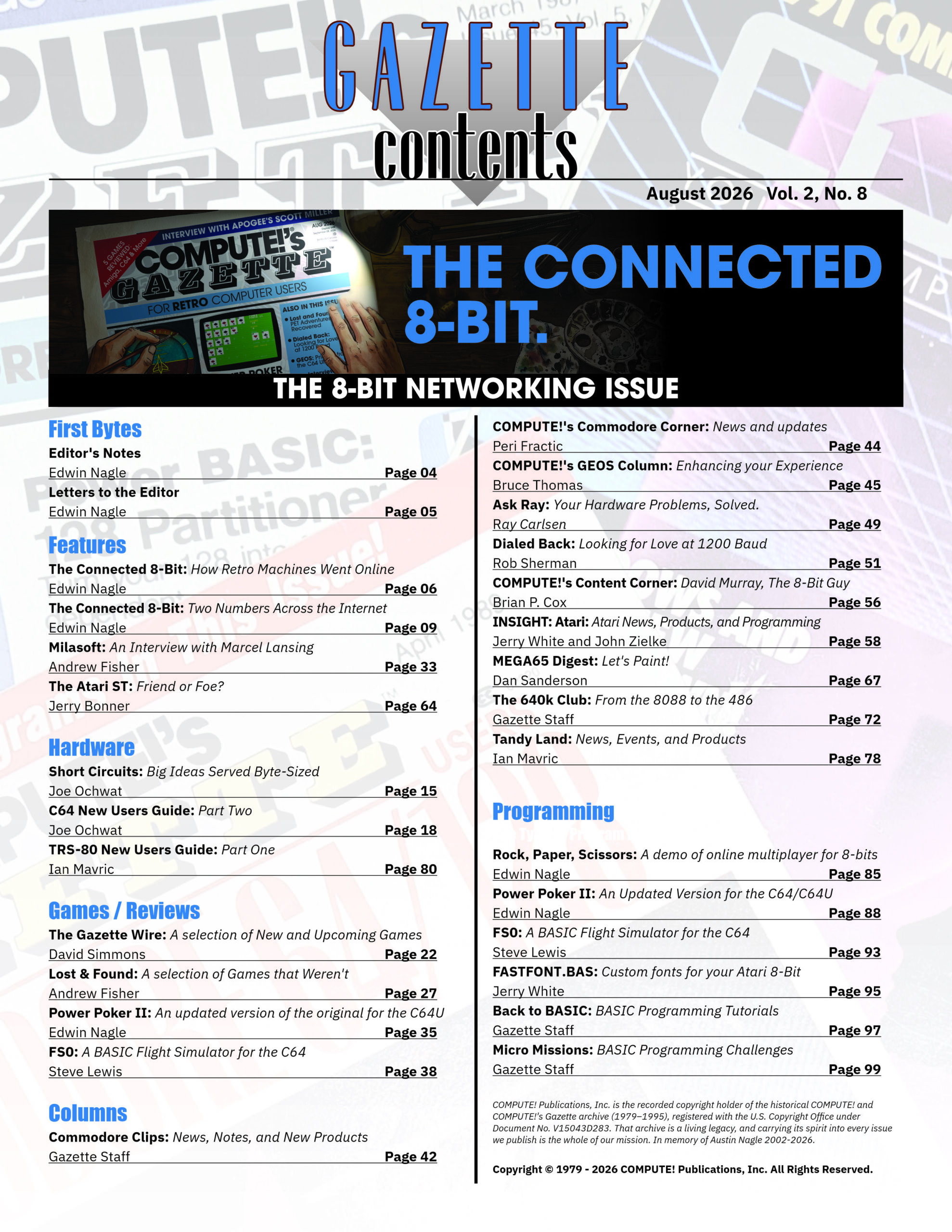 COMPUTE!'s Gazette Issue #14 Physical Edition - Image 2